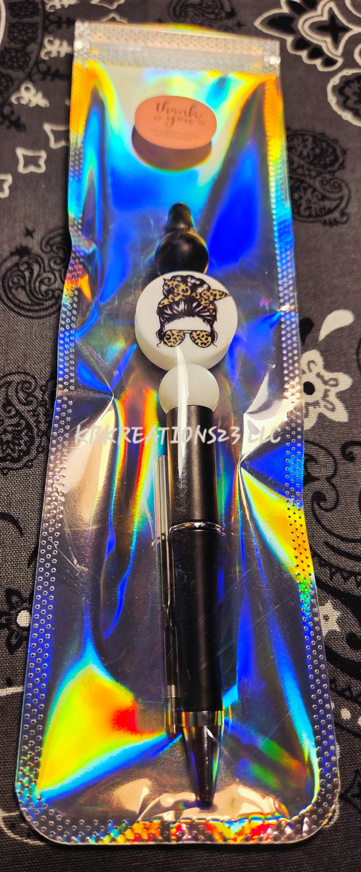 Beaded Pens w/Refill