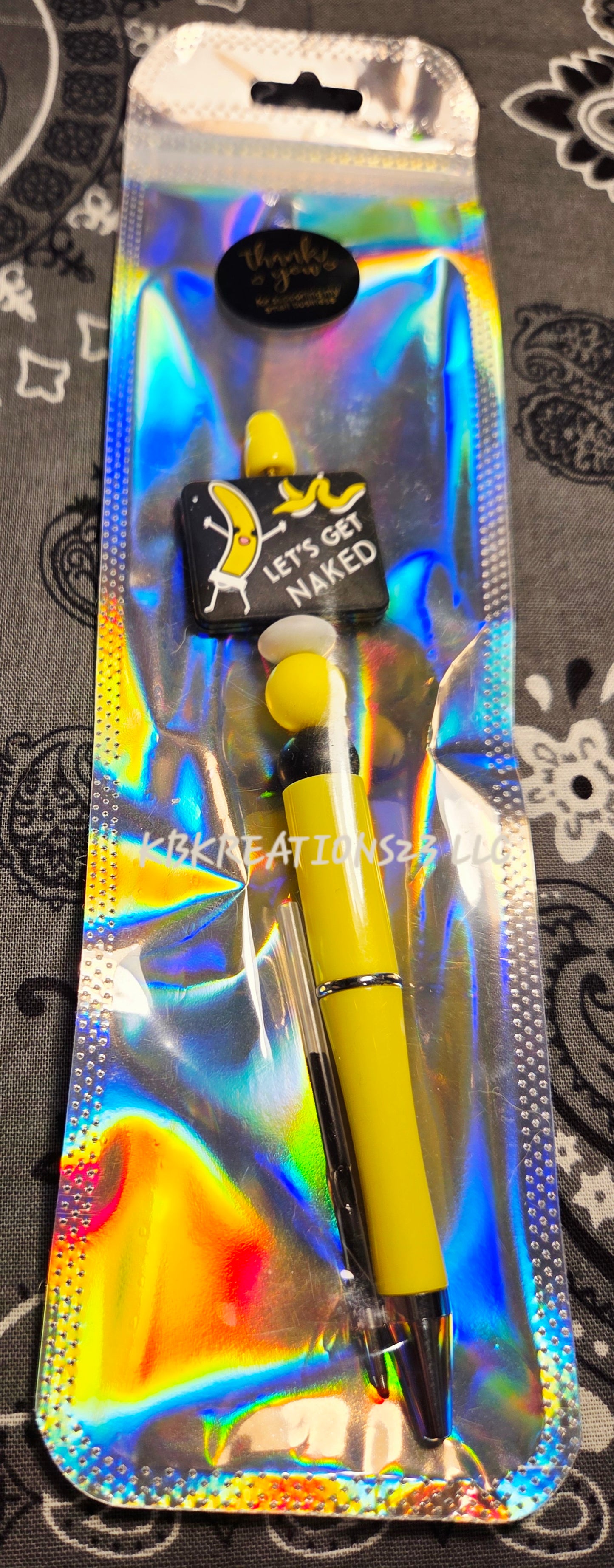 Beaded Pens w/Refill