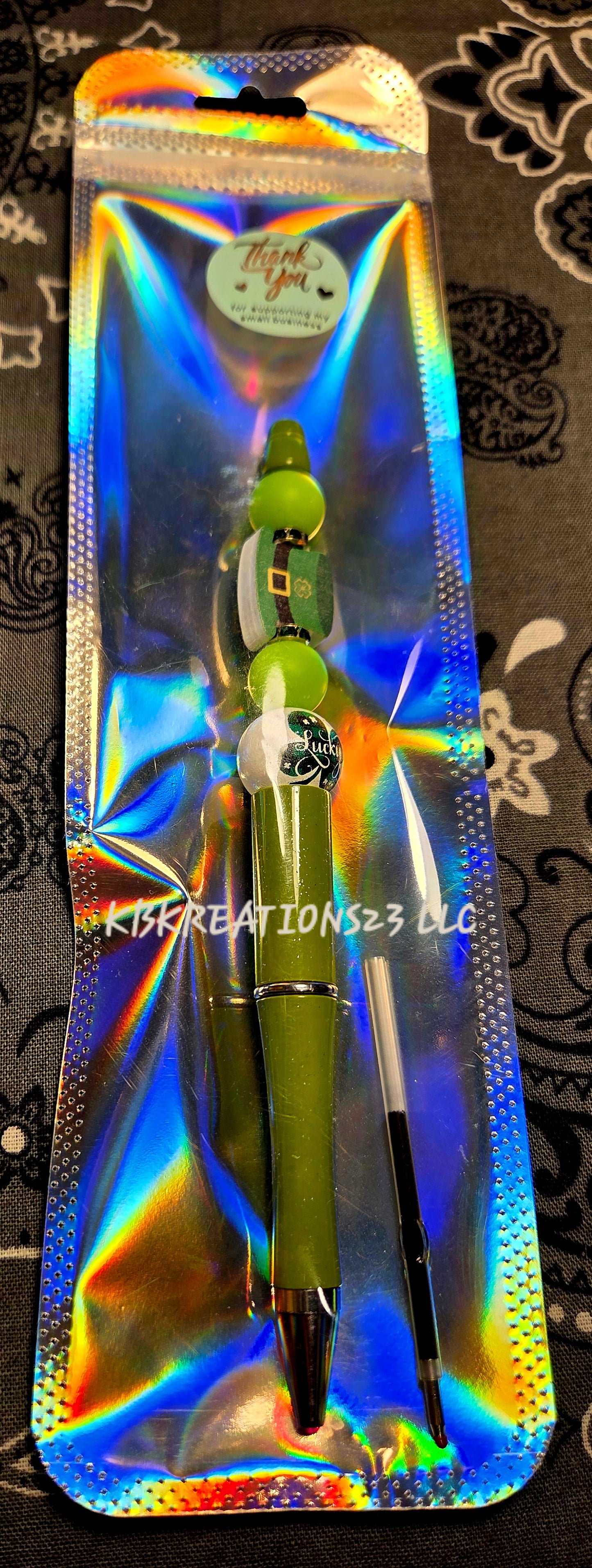 Beaded Pens w/Refill