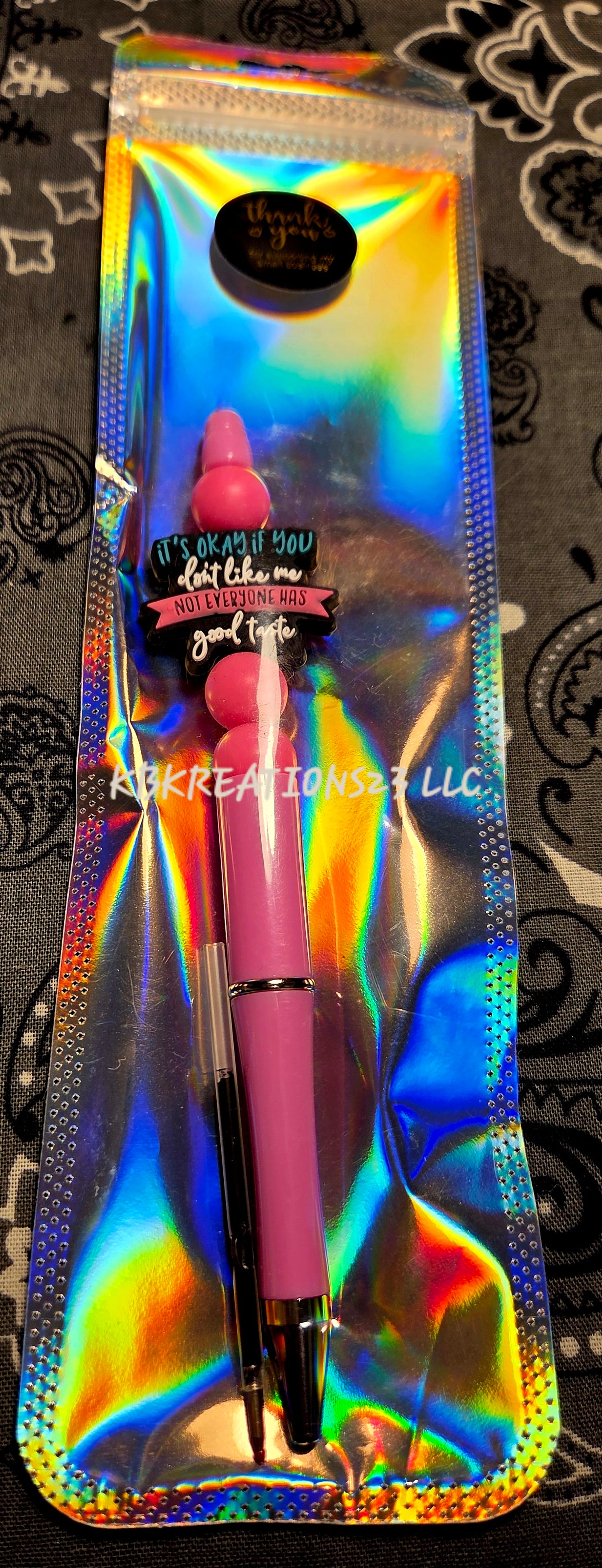 Beaded Pens w/Refill