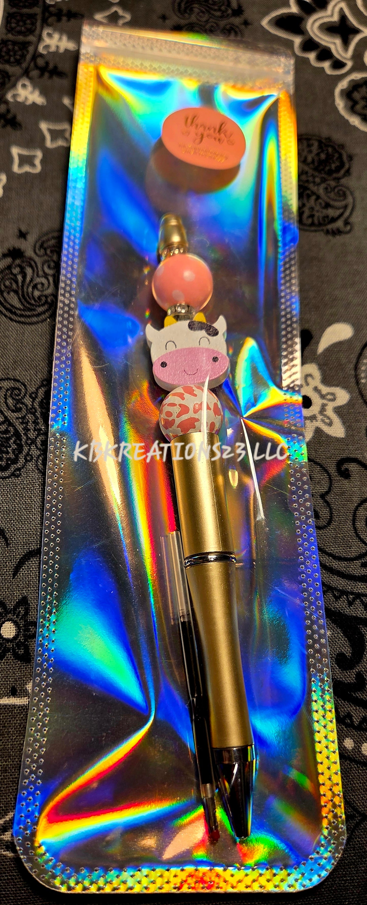 Beaded Pens w/Refill