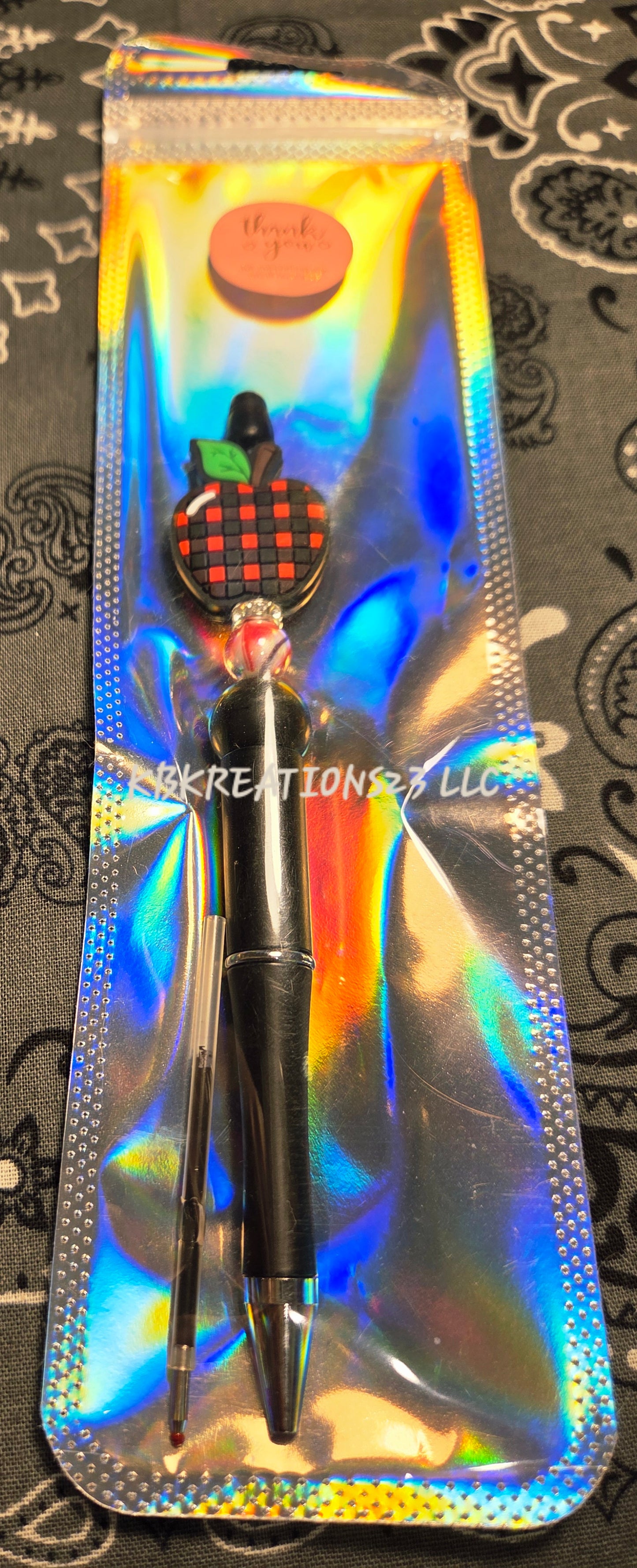 Beaded Pens w/Refill