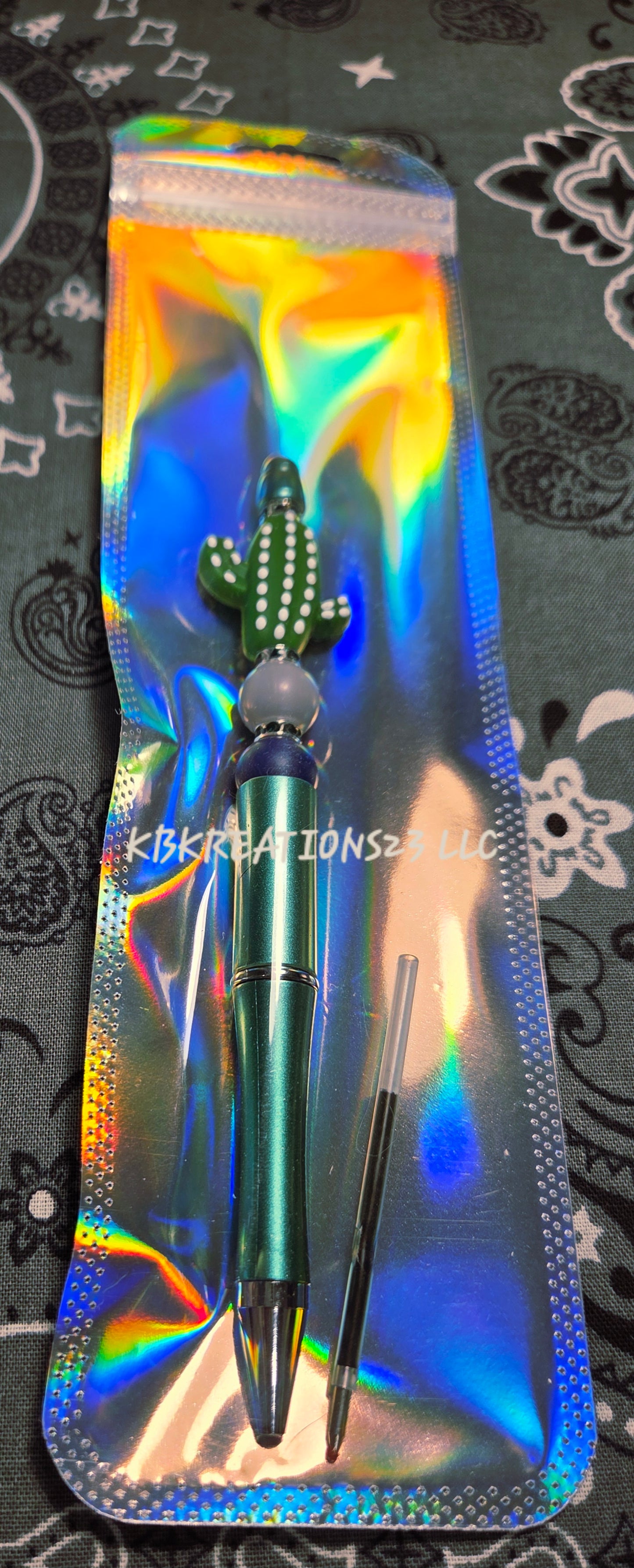 Beaded Pens w/Refill