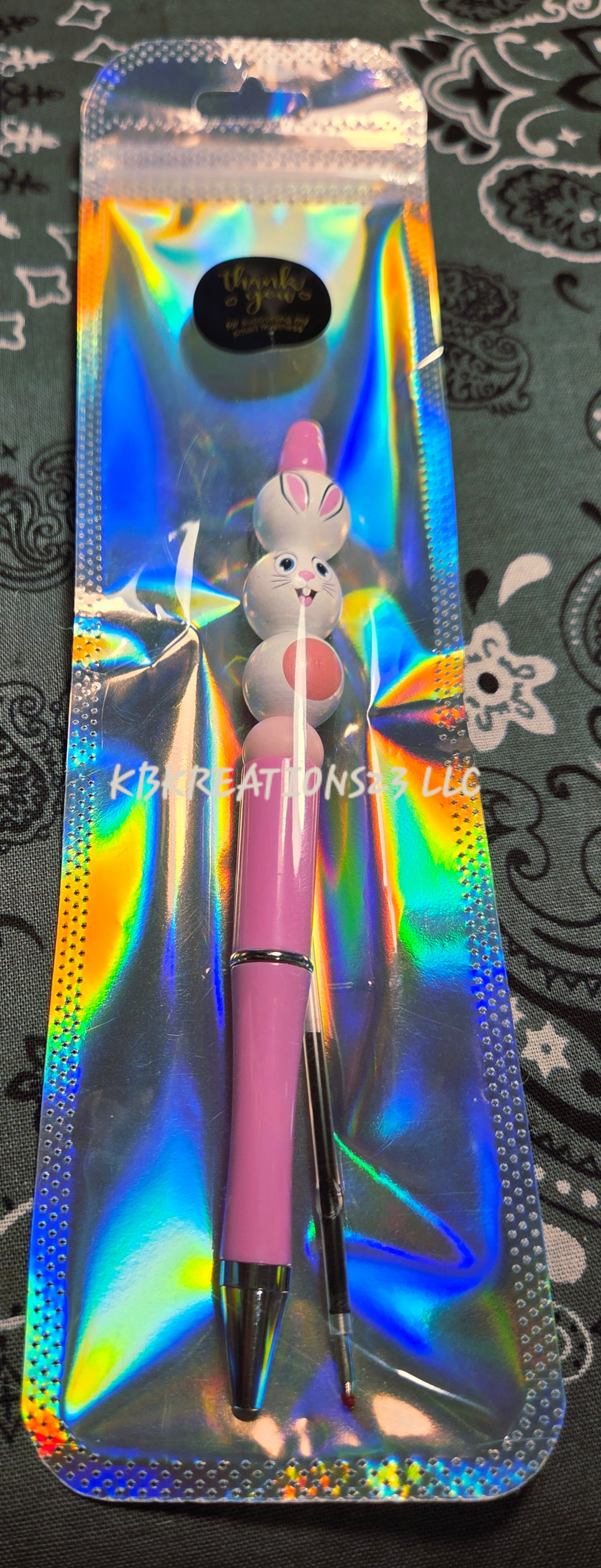 Beaded Pens w/Refill