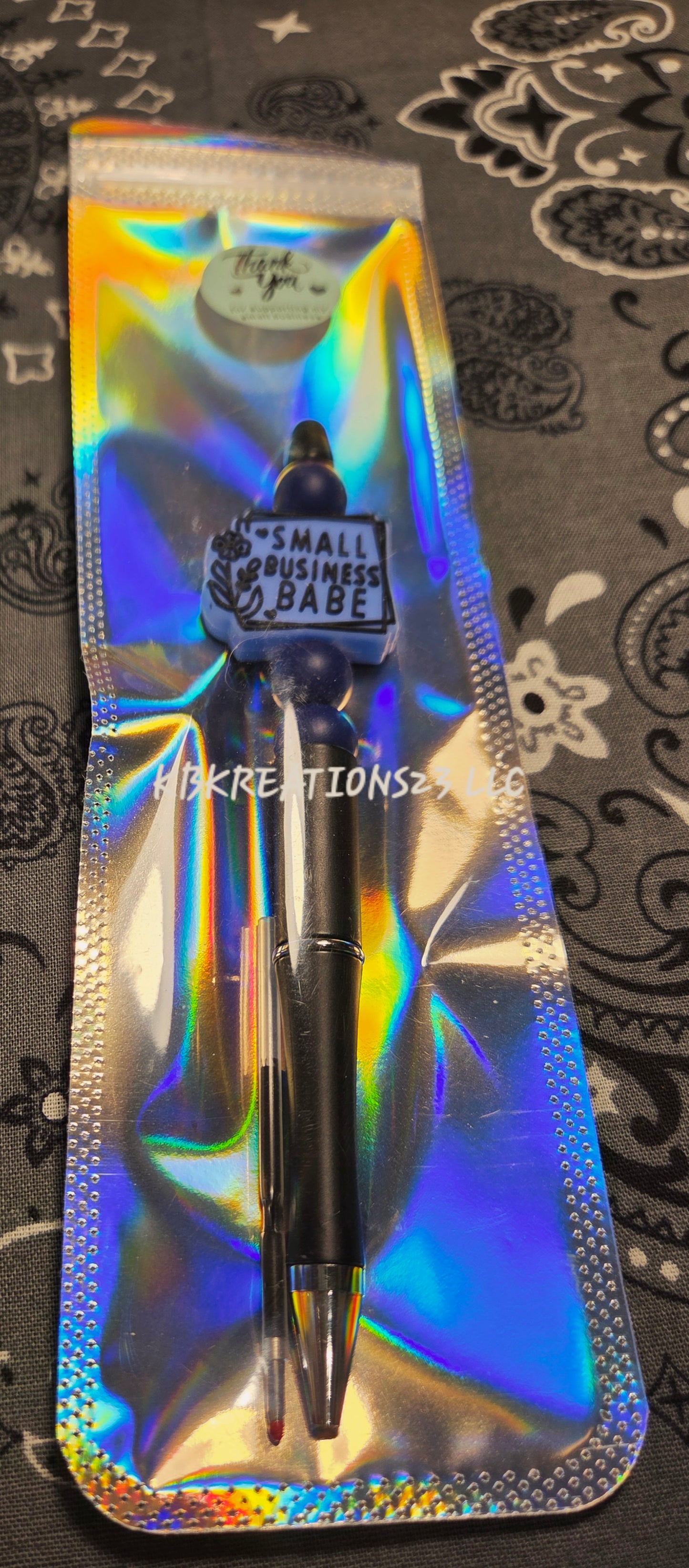 Beaded Pens w/Refill