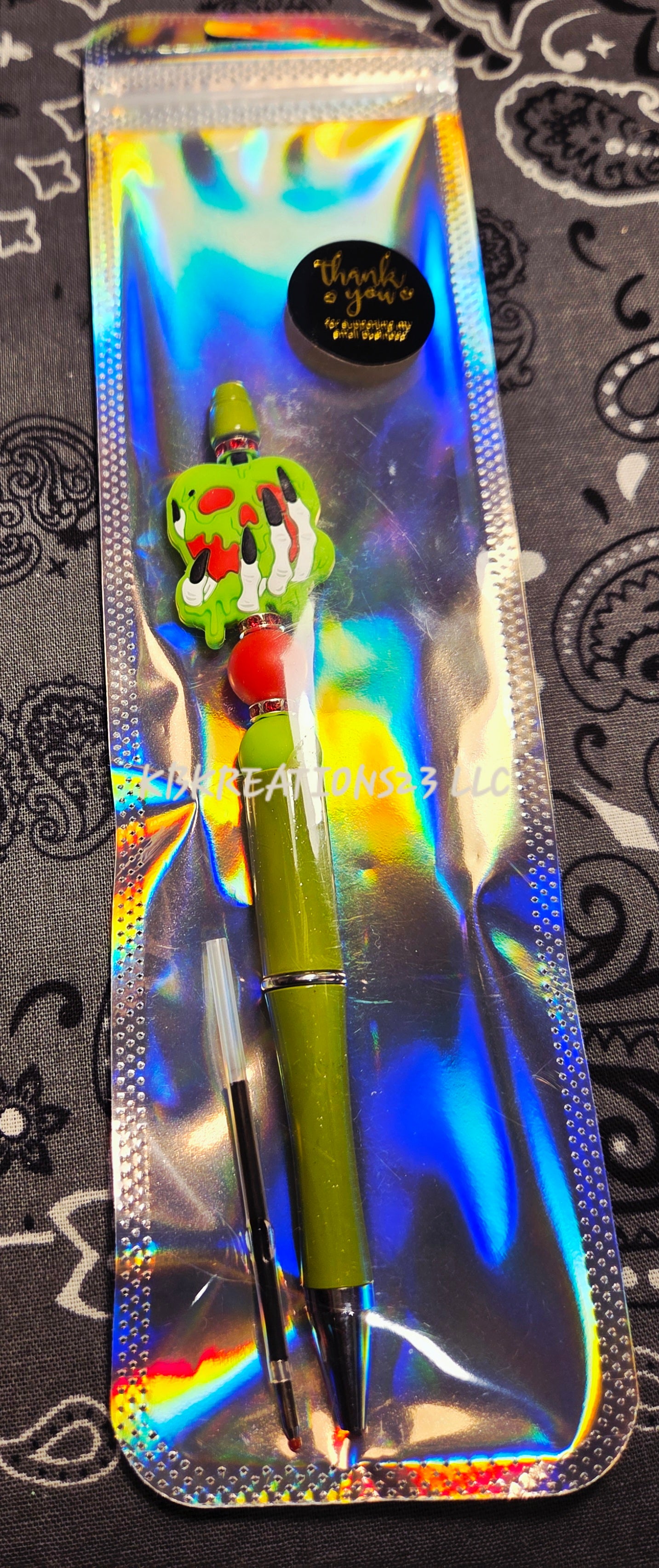 Beaded Pens w/Refill
