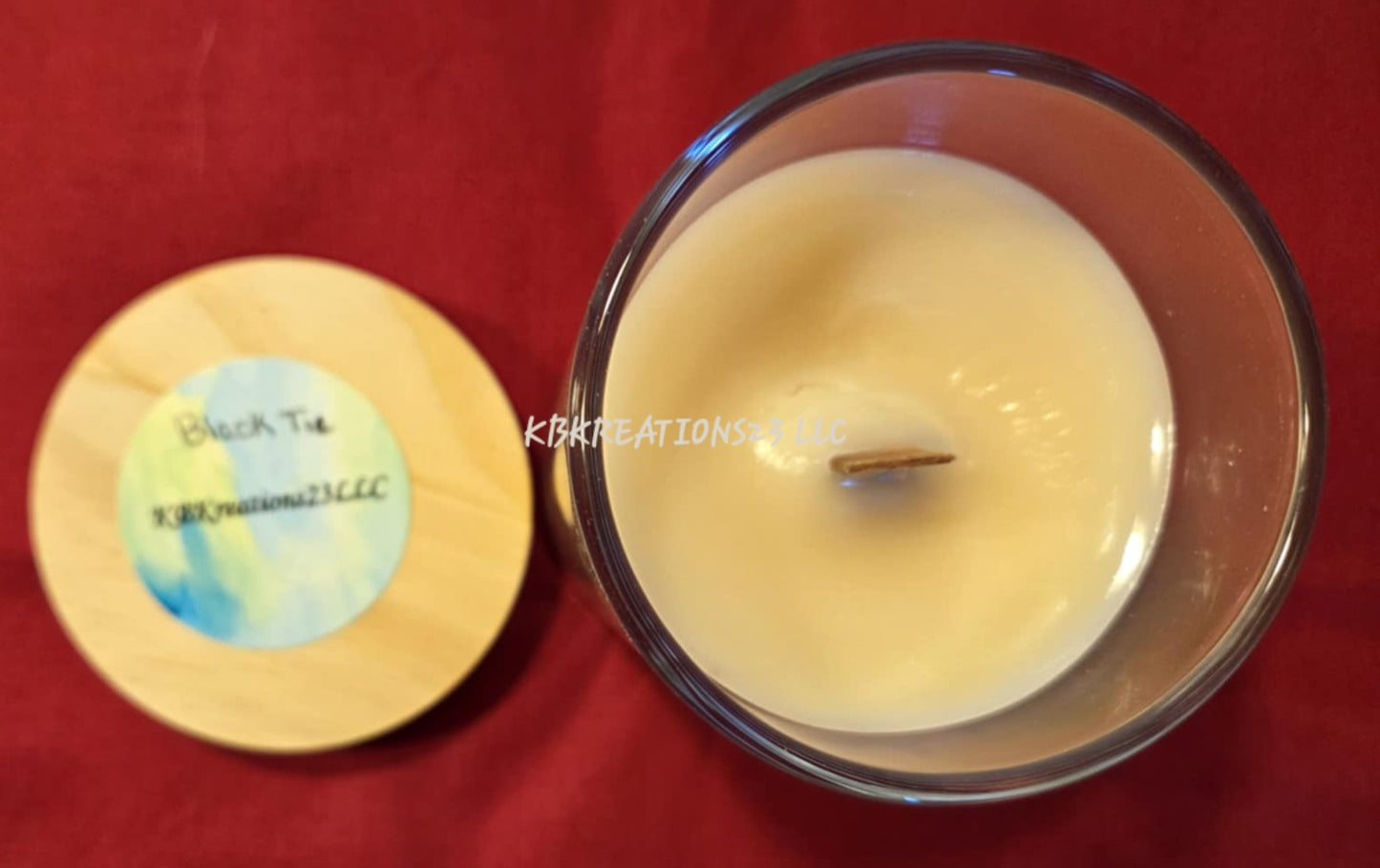 Lrg. Glass Candles