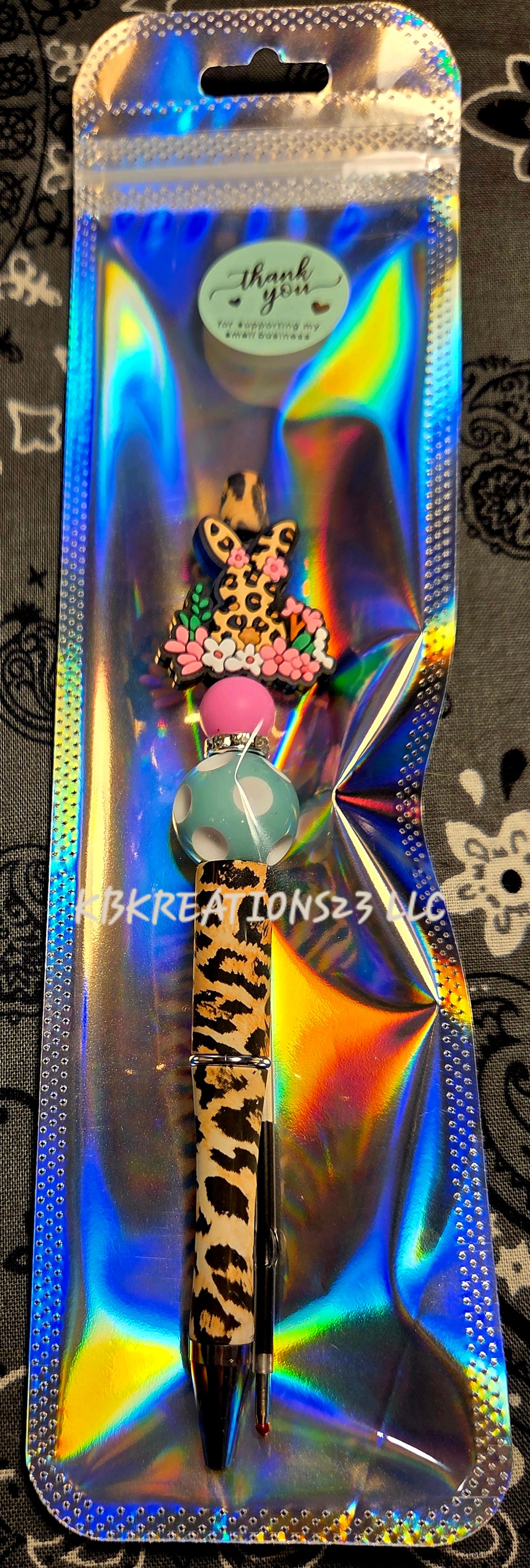 Beaded Pens w/Refill