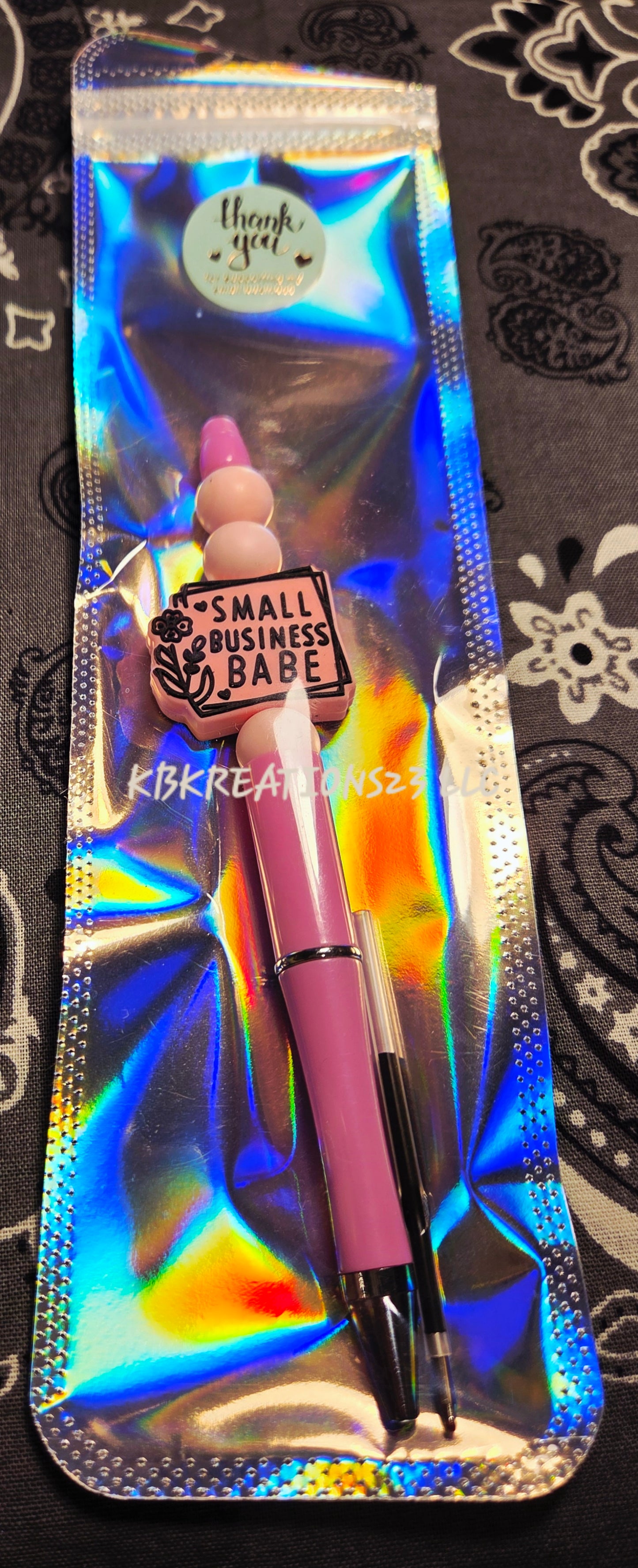 Beaded Pens w/Refill