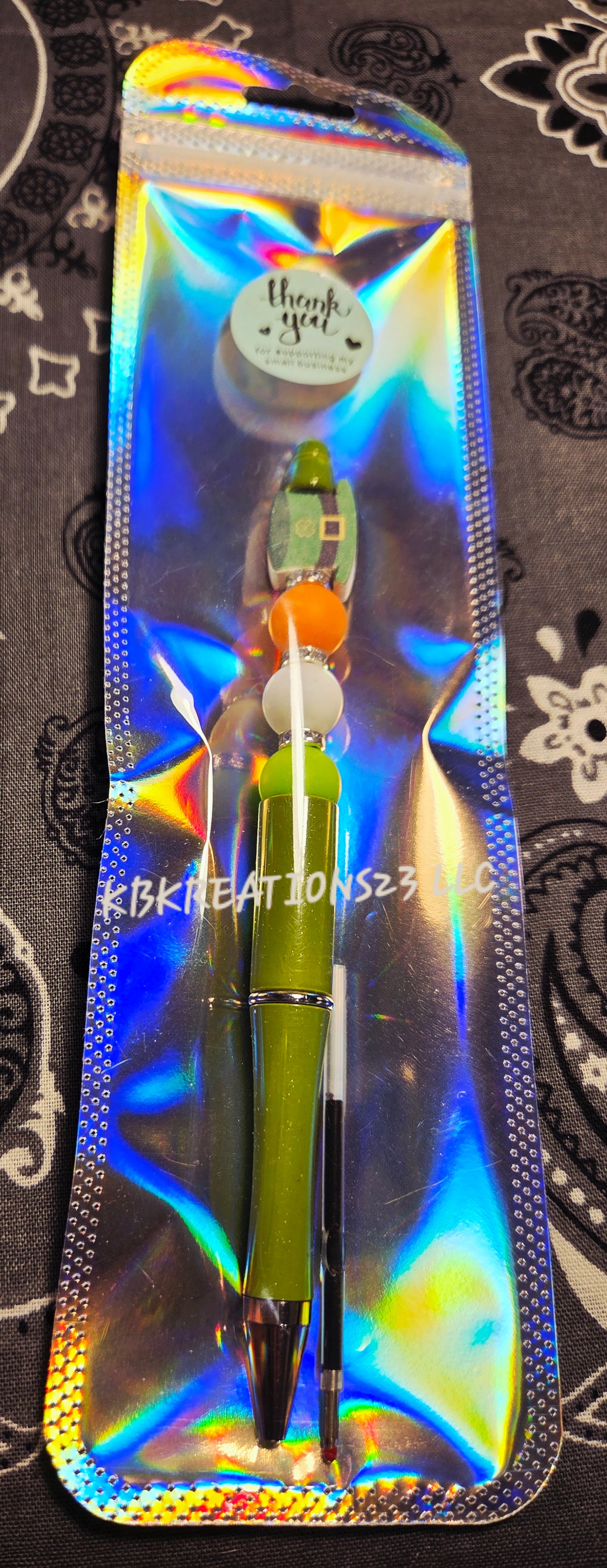 Beaded Pens w/Refill