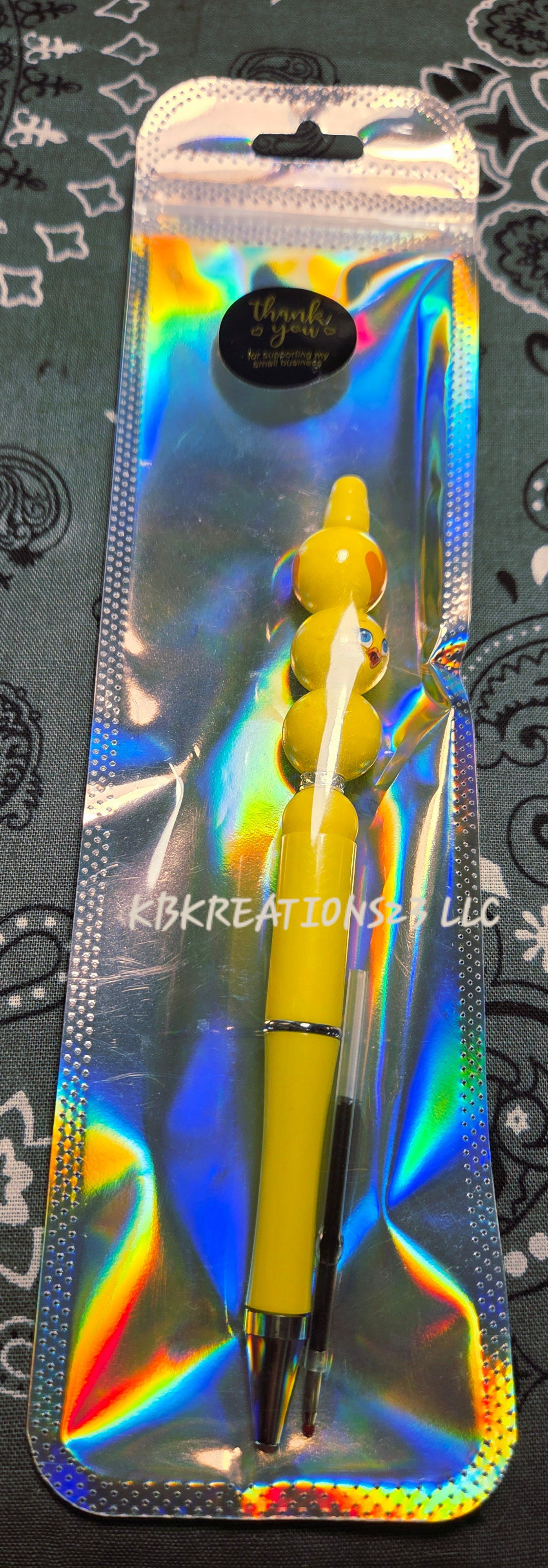 Beaded Pens w/Refill