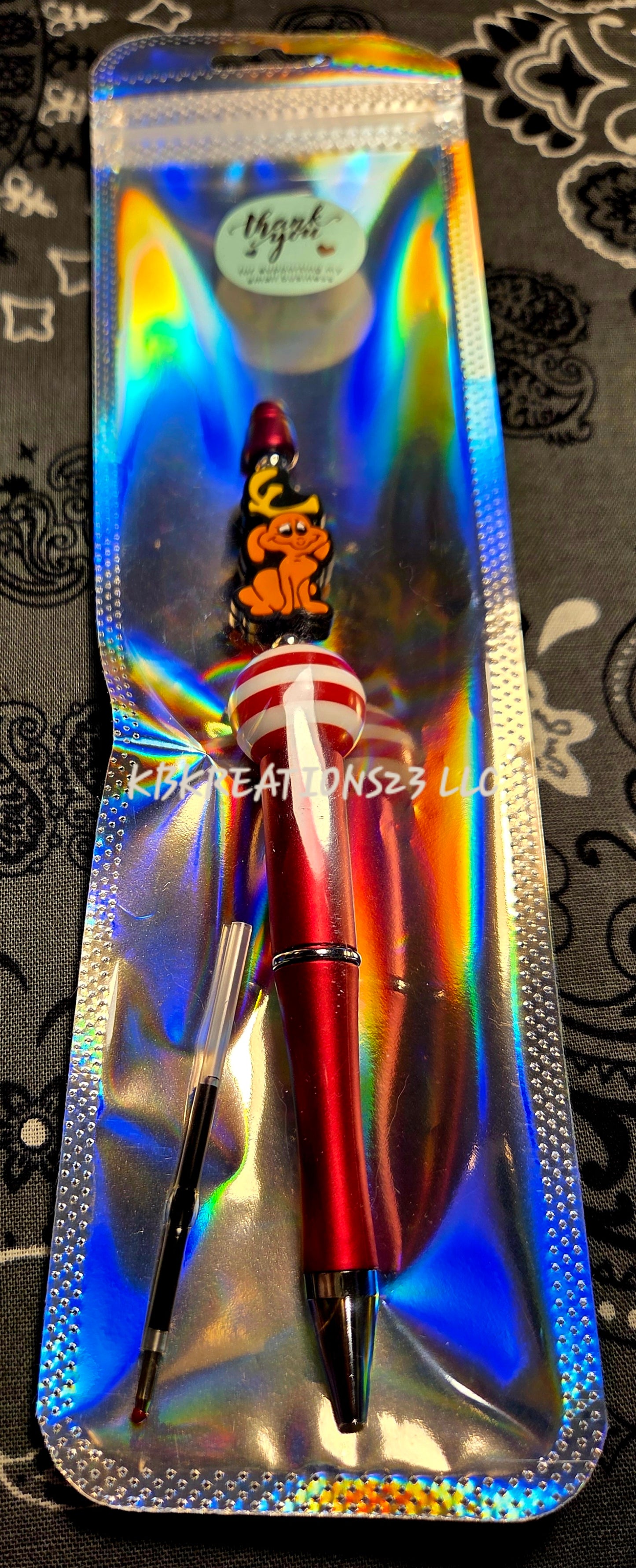 Beaded Pens w/Refill