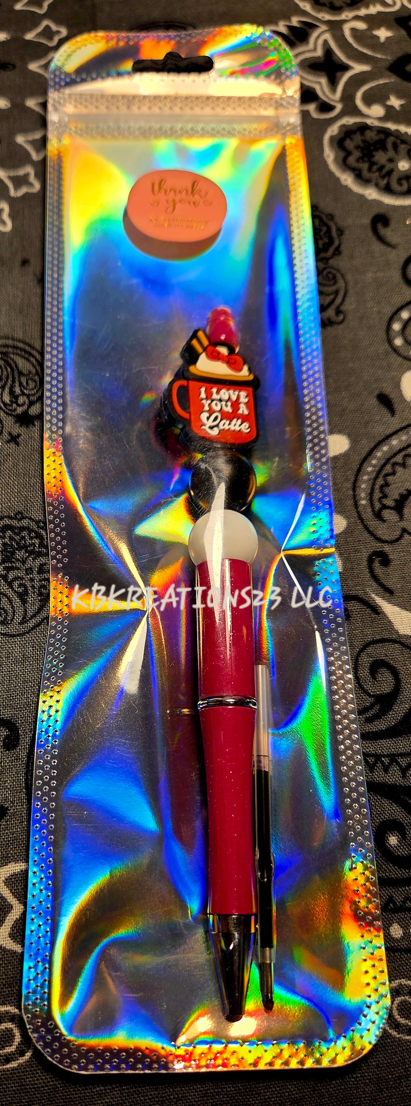 Beaded Pens w/Refill