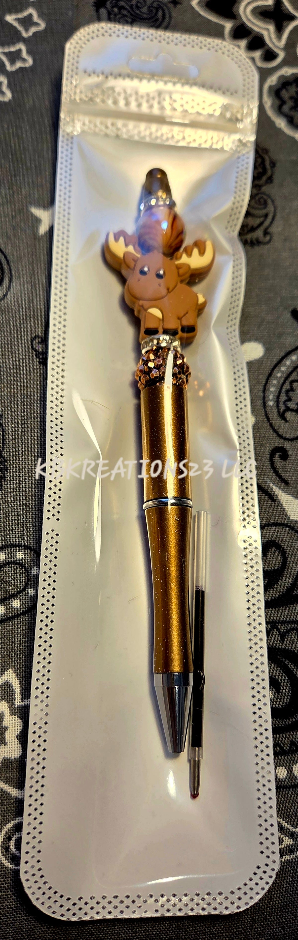 Beaded Pens w/Refill