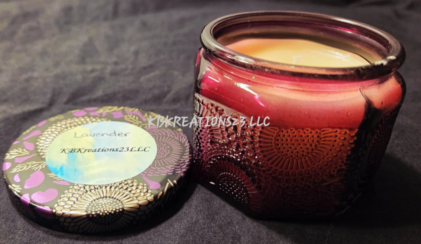 Sm. Glass Candles